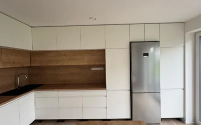 Návrh obývacího pokoje s kuchyní