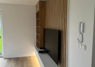 Návrh obývacího pokoje s kuchyní