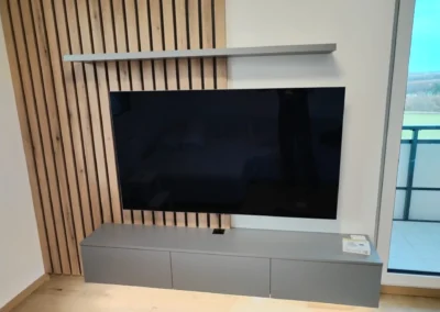 Návrh a realizace obývacího pokoje