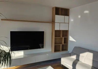 Návrh a realizace obývacího pokoje